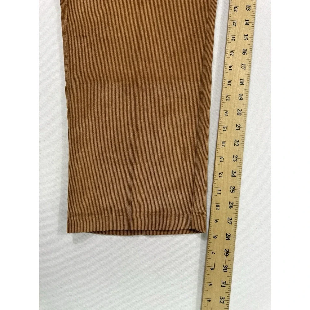 Patrick James Corduroy Pants Mens 40 (Measures 43x28) Brown Stretch